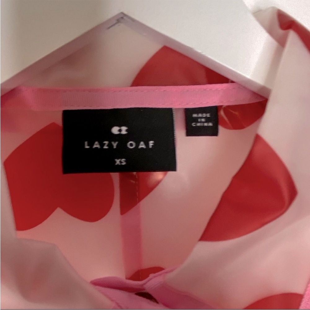 Lazy Oaf Heart Rain Coat *oversized - Picture 6 of 6